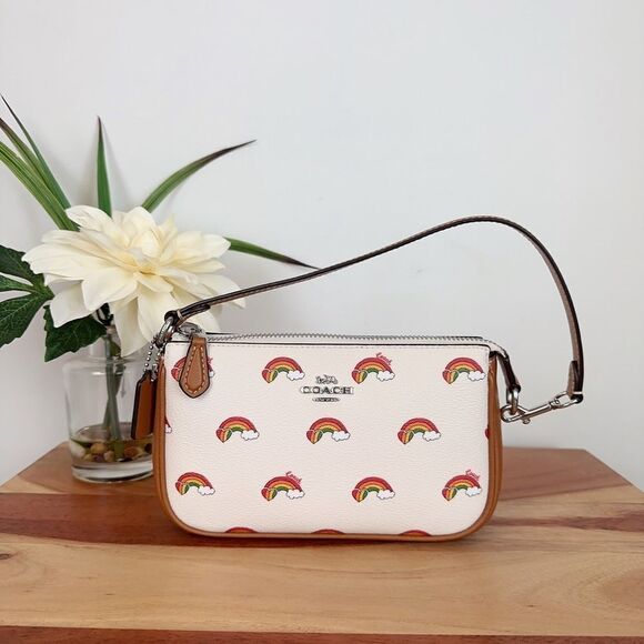 NWT Coach Nolita 19 Bag With Rainbow Print‎ - Picture 1 of 11